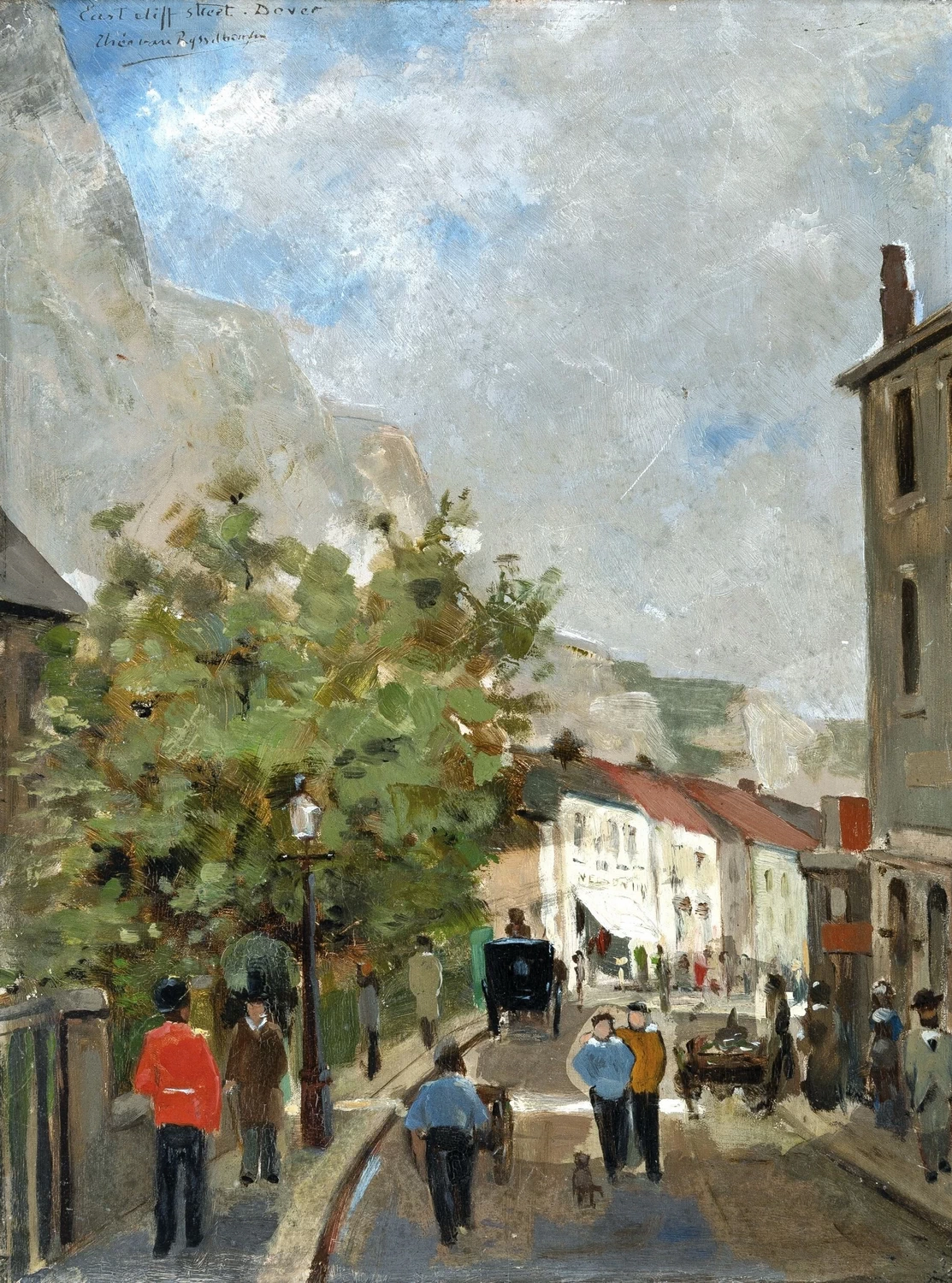 Via della scogliera orientale, Dover, 1880